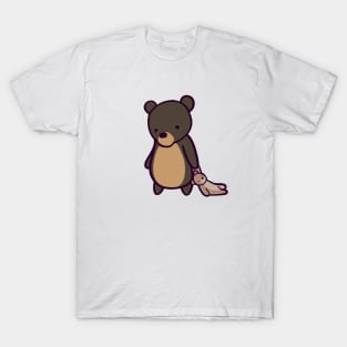 Cute Cartoon Bear with Teddy T-Shirt